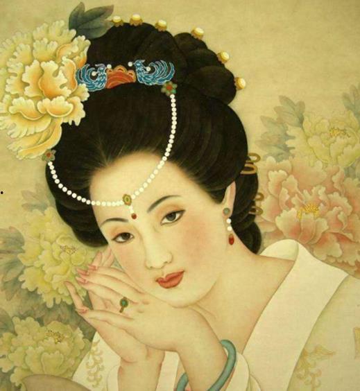 唐朝胖女人吃瓜头像